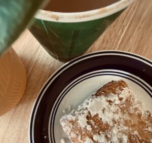 Beignet with Cafe Au Lait